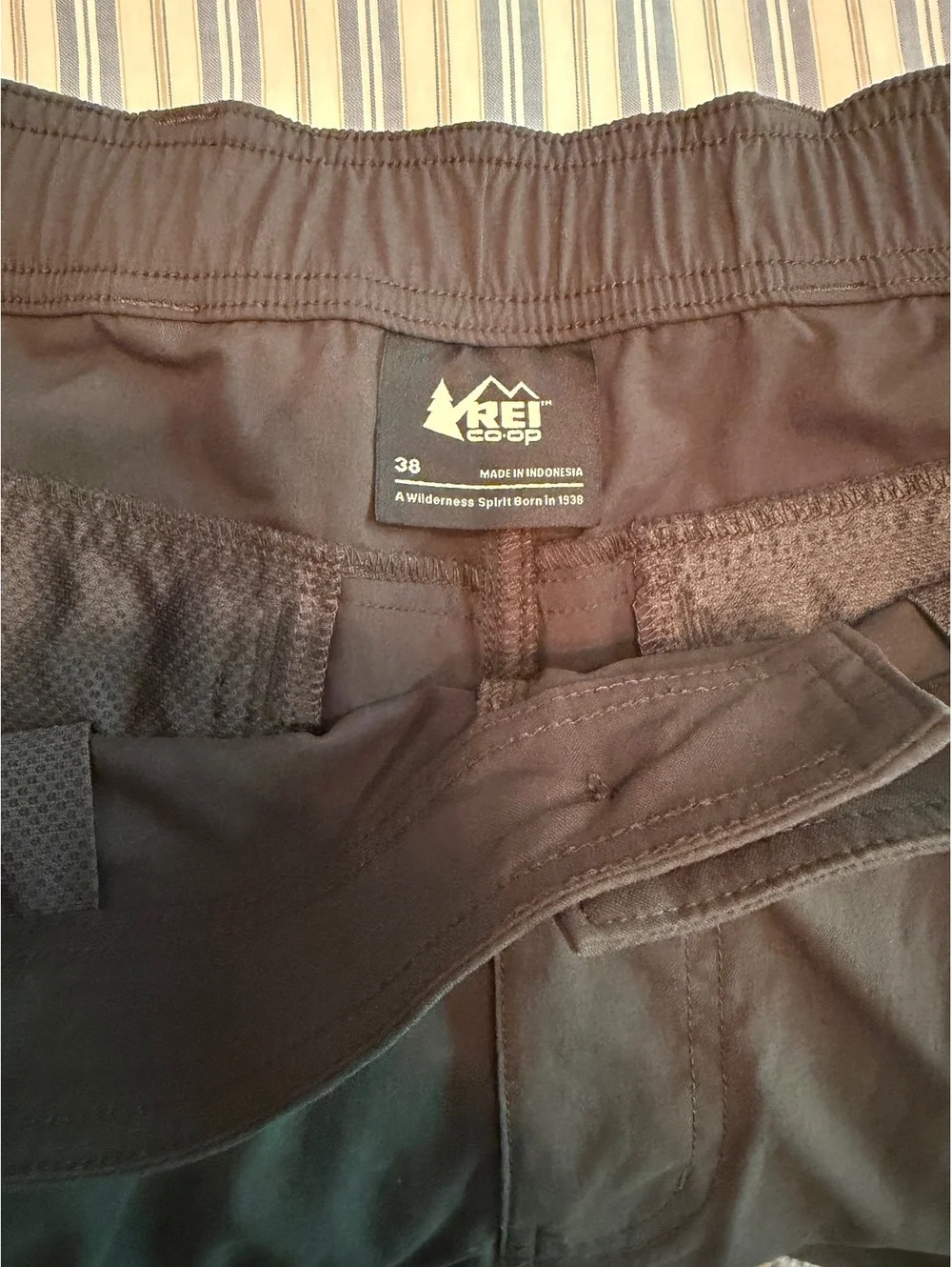 REI Sahara Cargo Shorts Black Men’s 38